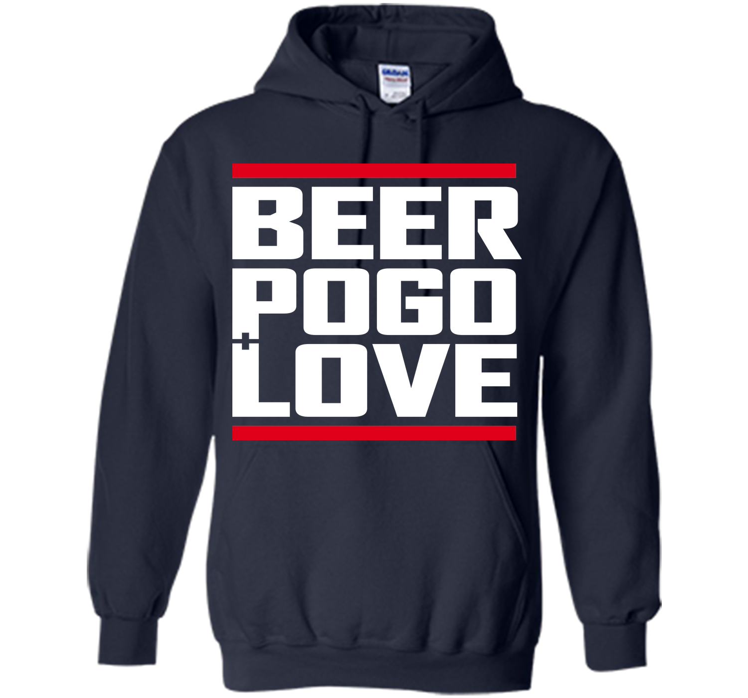 Beer pogo and love black T Shirt