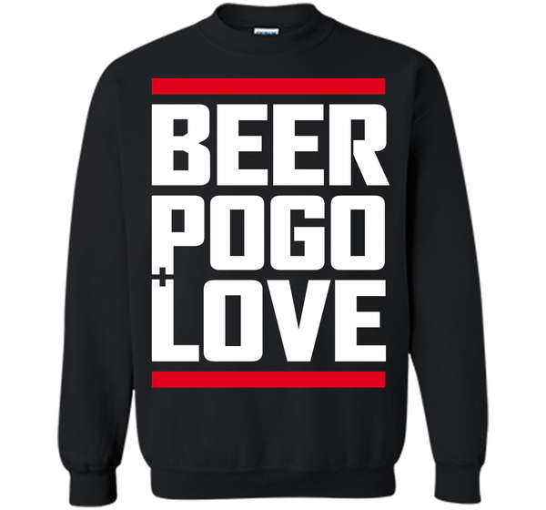 Beer pogo and love black T Shirt