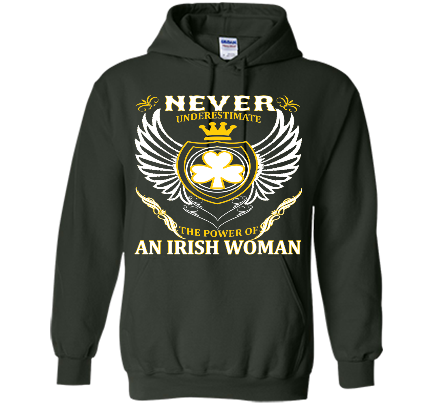 Never underestimate the power of an irish woman st T Shirt