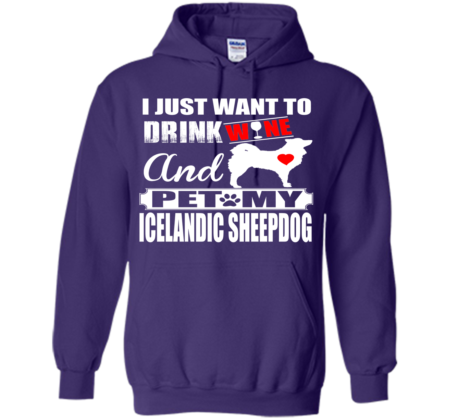 I just want to drink wine and pet my icelandic she T Shirt