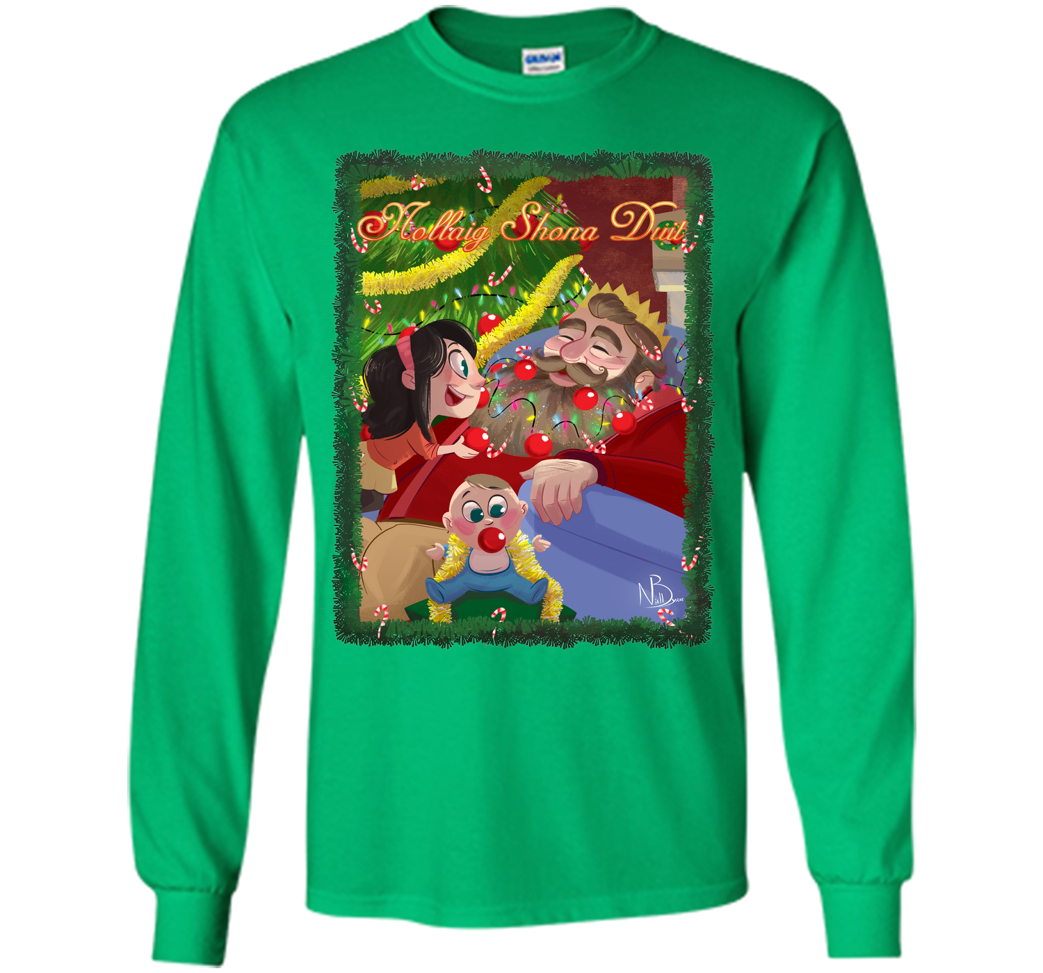 Nollaig beard T Shirt