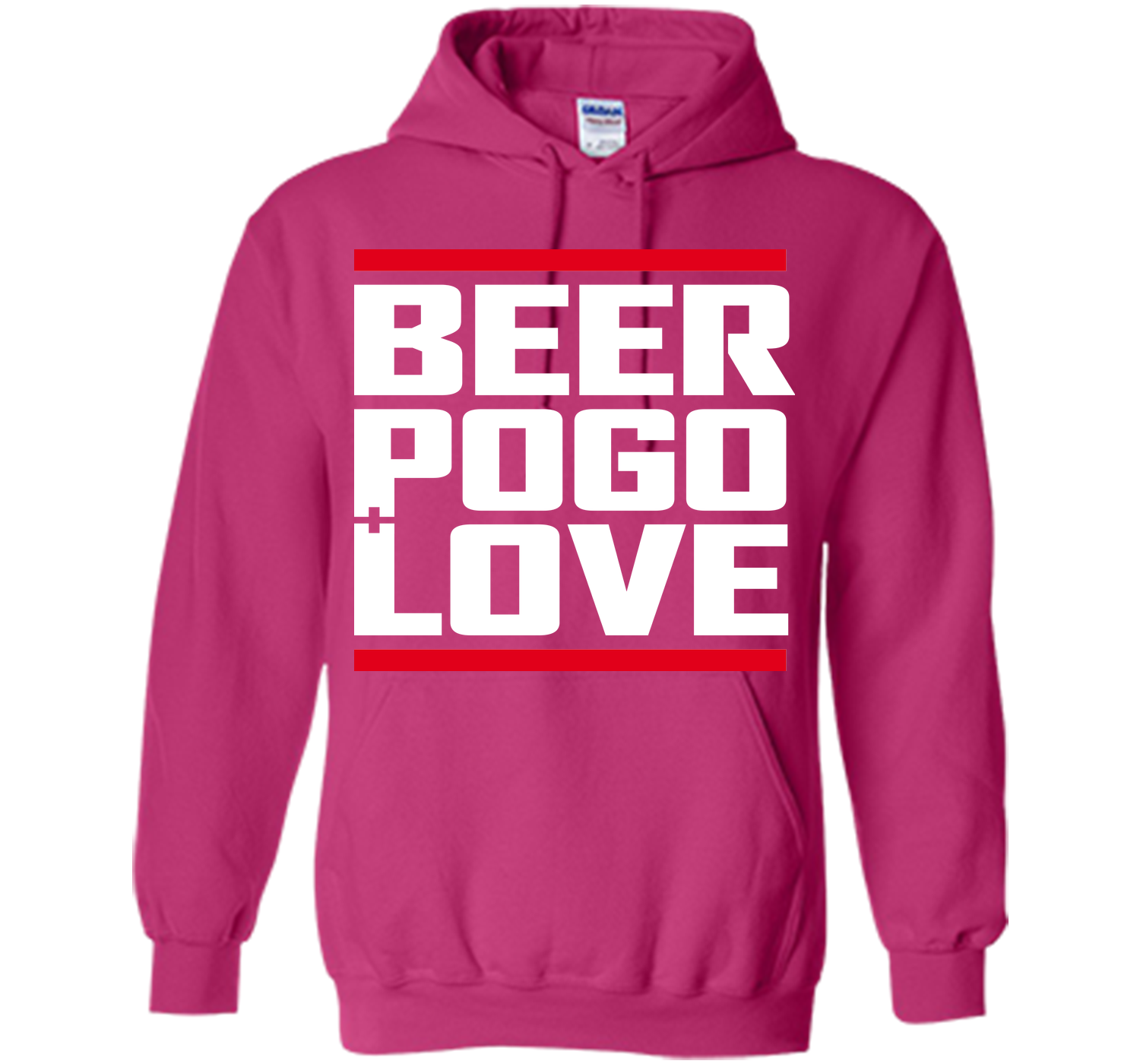 Beer pogo and love black T Shirt