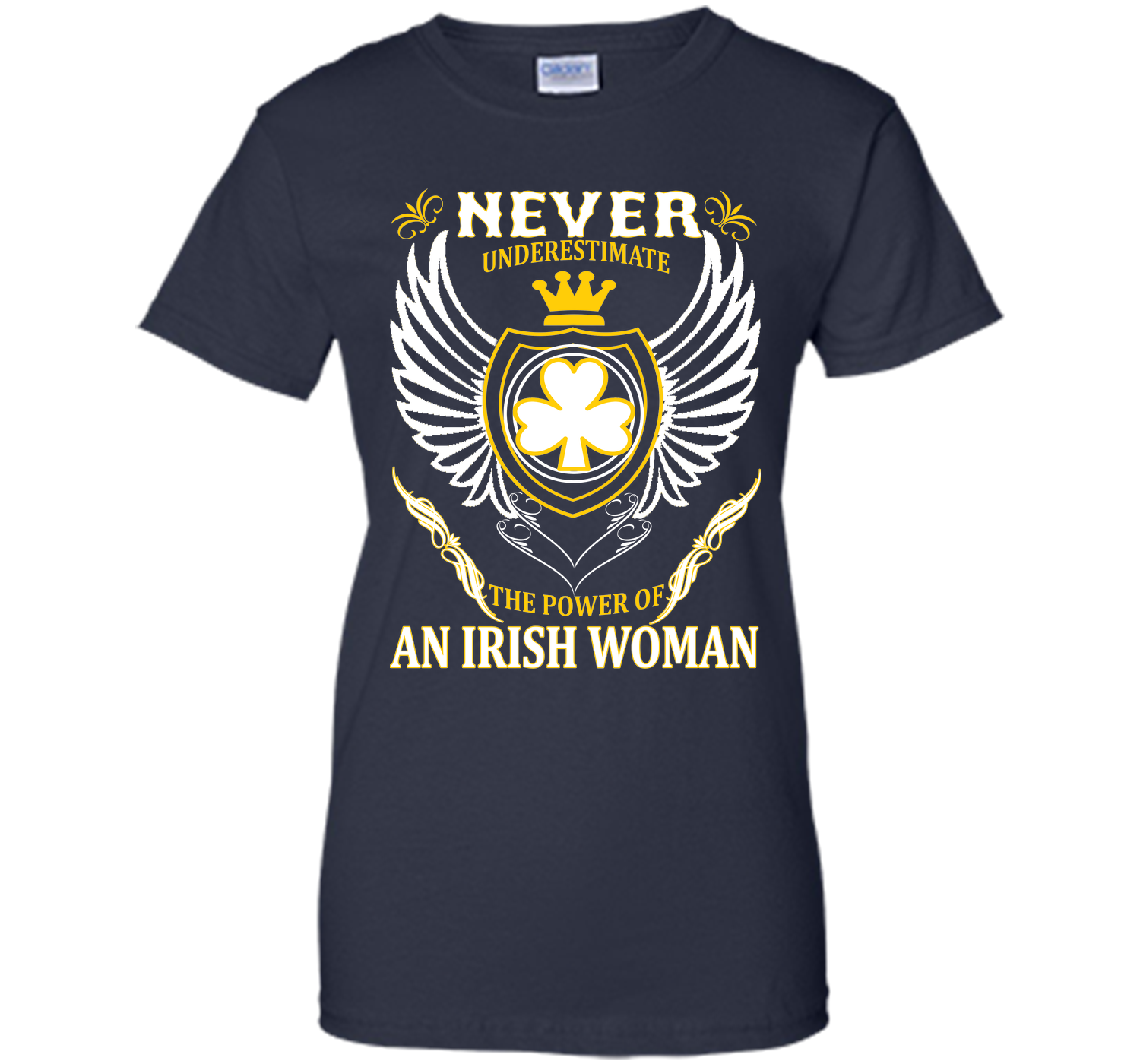 Never underestimate the power of an irish woman st T Shirt