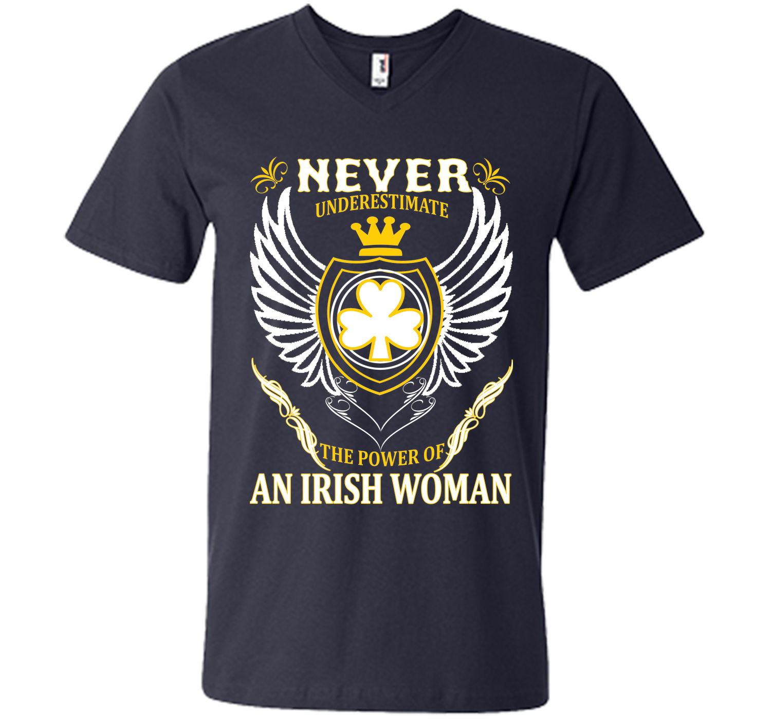 Never underestimate the power of an irish woman st T Shirt