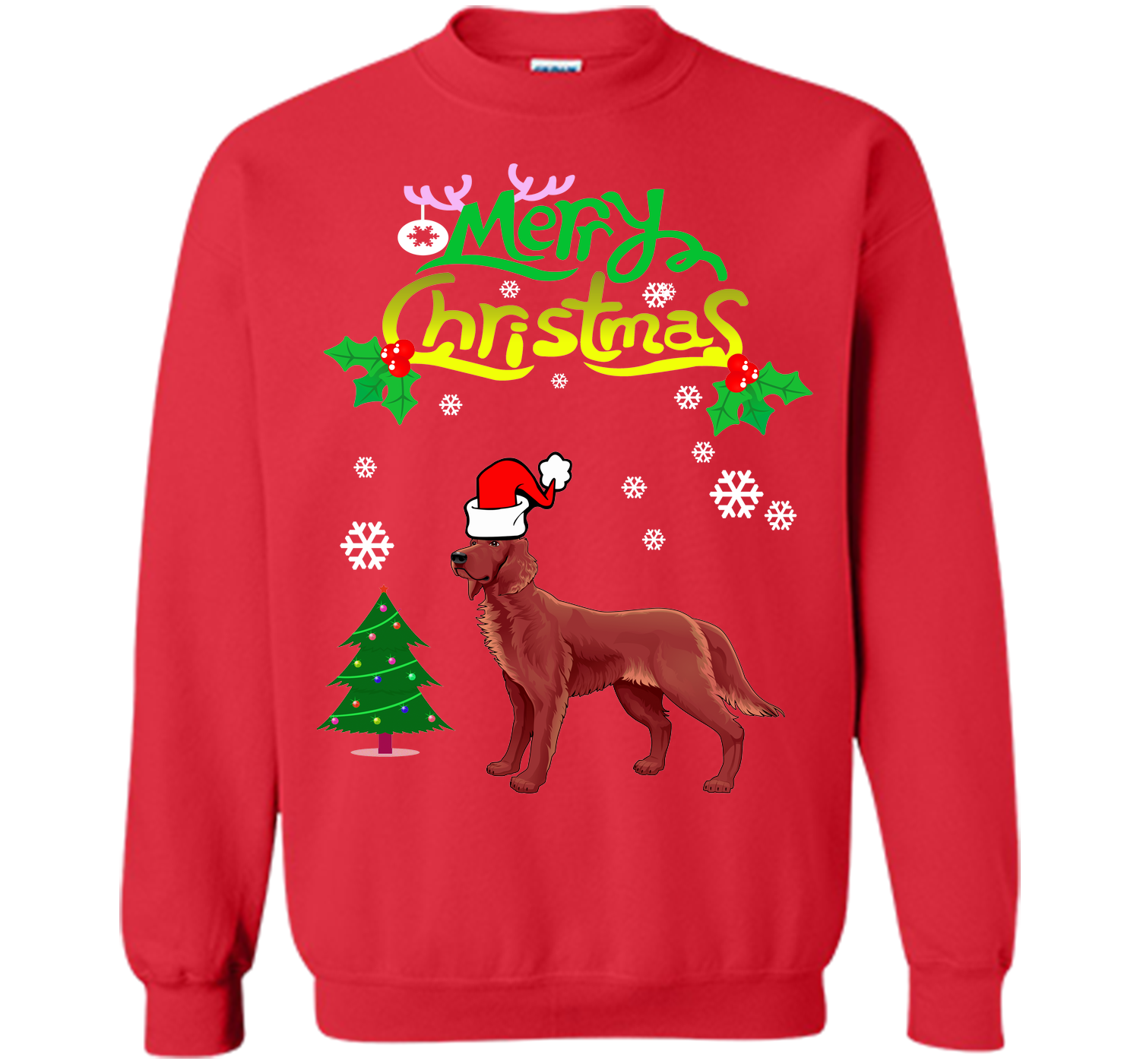 Merry christmas irish setter T Shirt