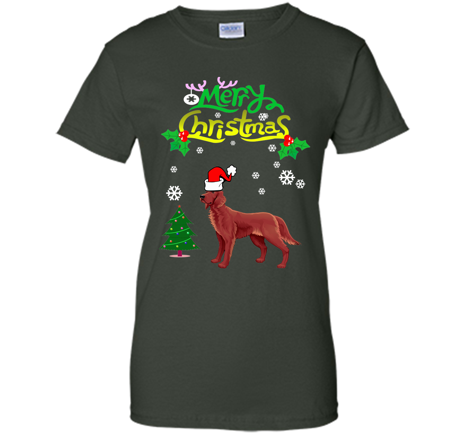 Merry christmas irish setter T Shirt