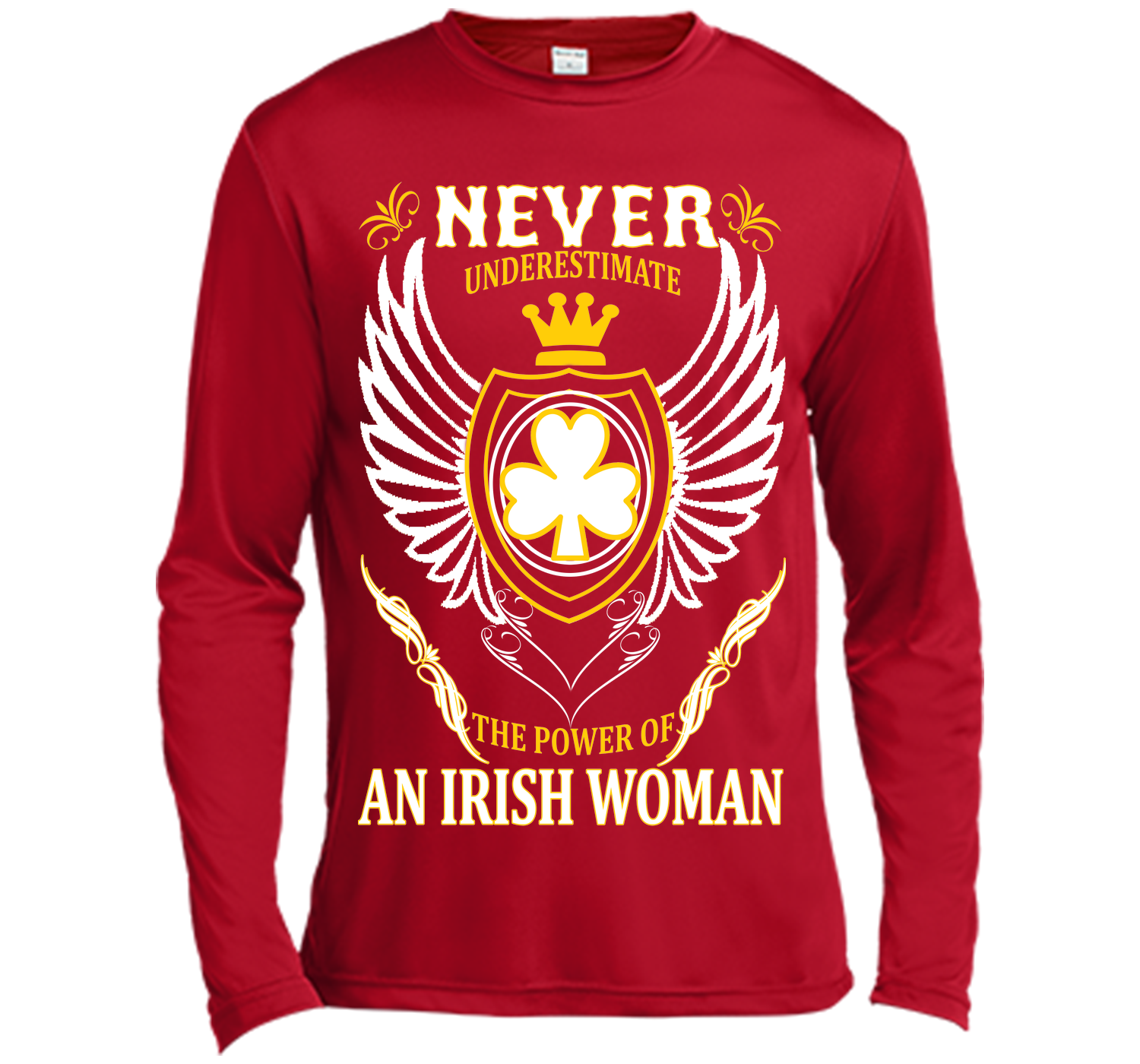 Never underestimate the power of an irish woman st T Shirt