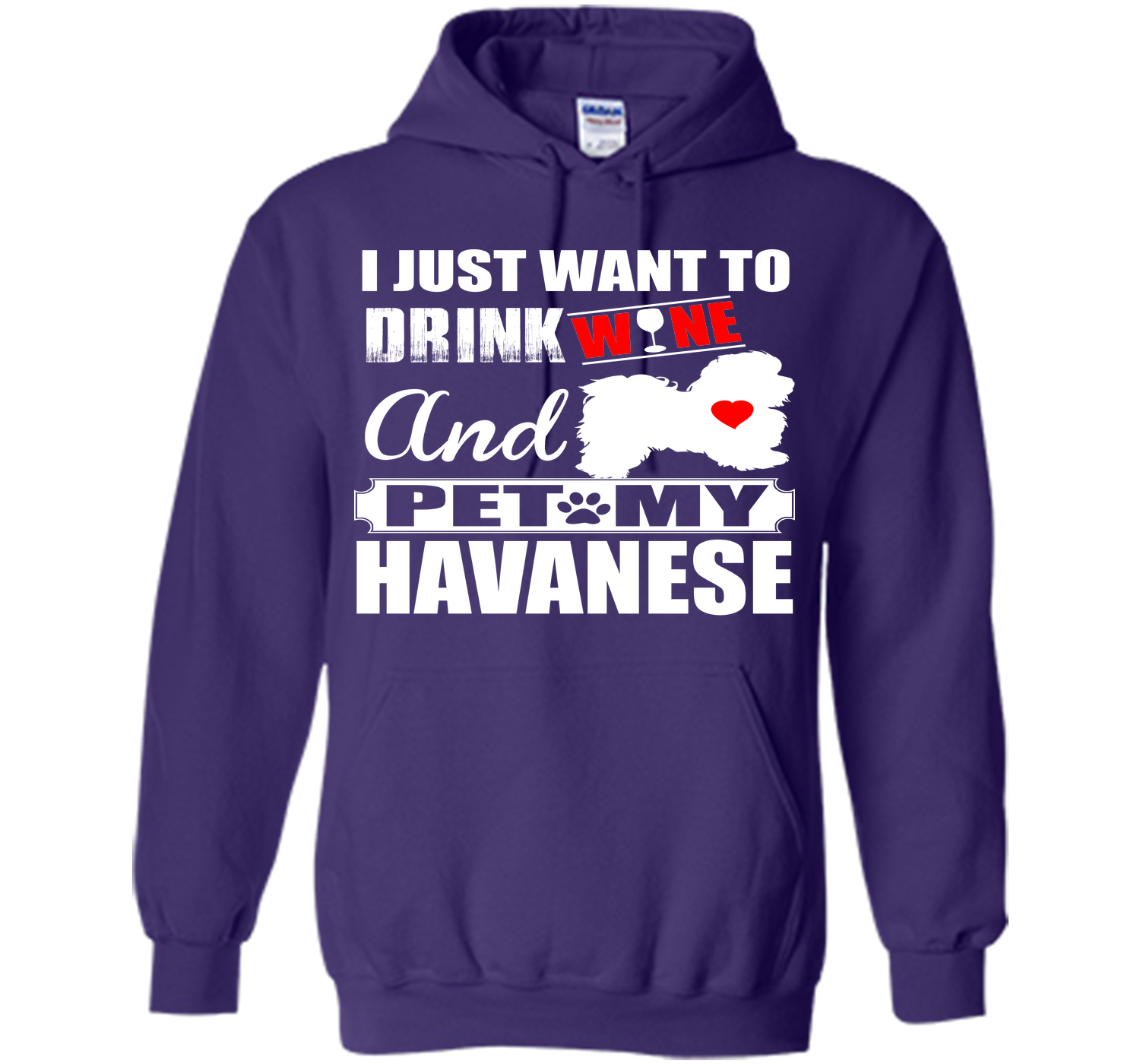 I just want to drink wine and pet my havanese T Shirt
