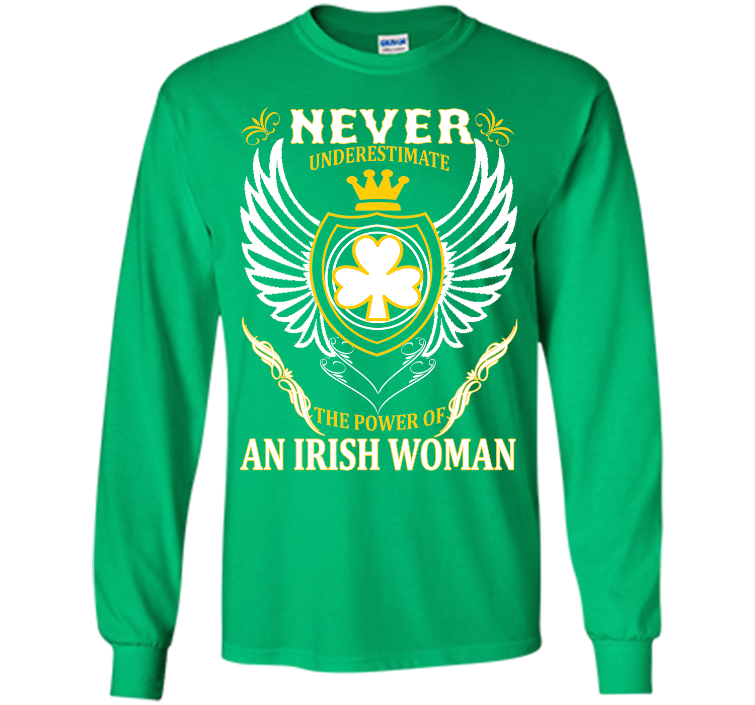 Never underestimate the power of an irish woman st T Shirt