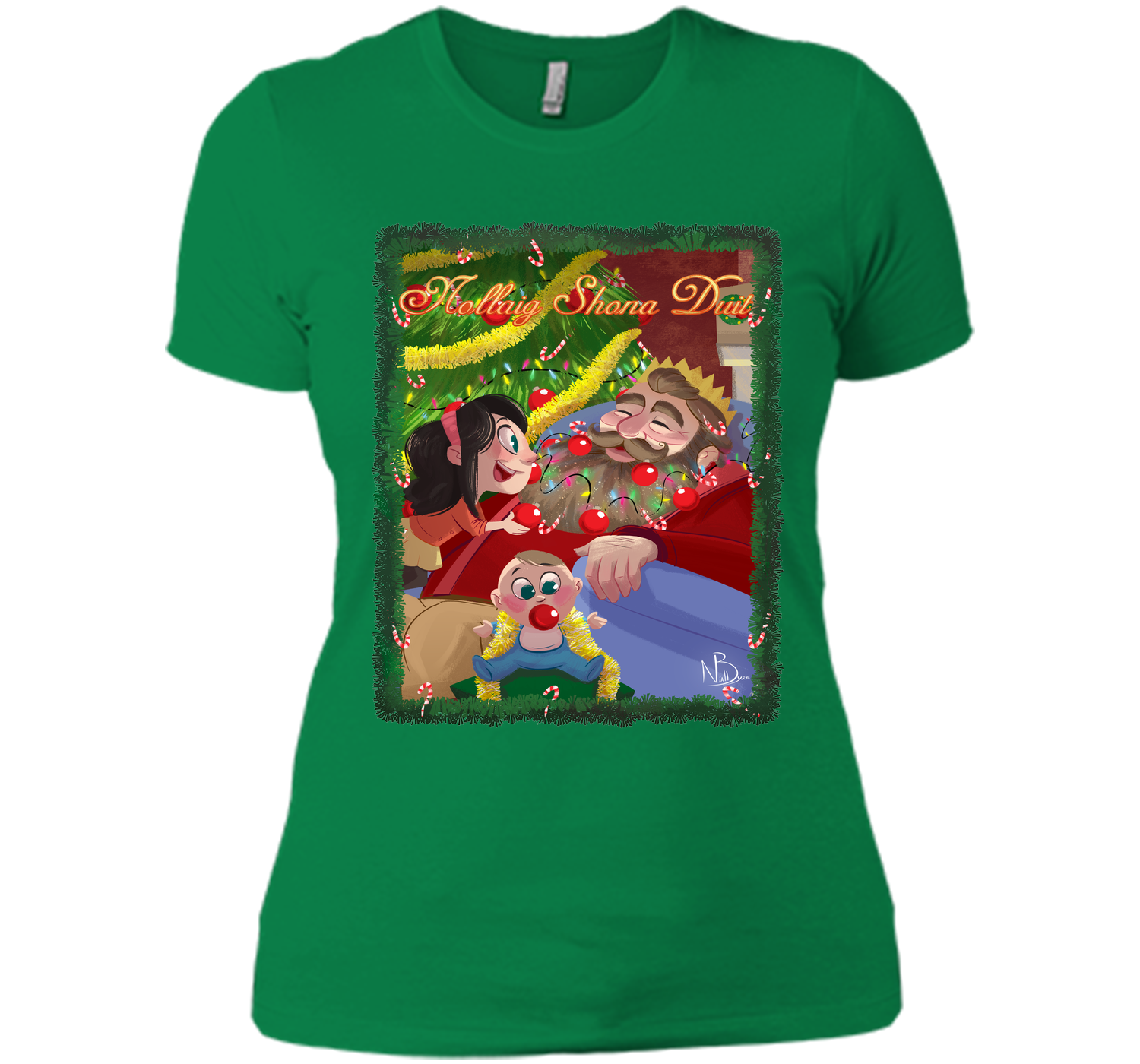 Nollaig beard T Shirt