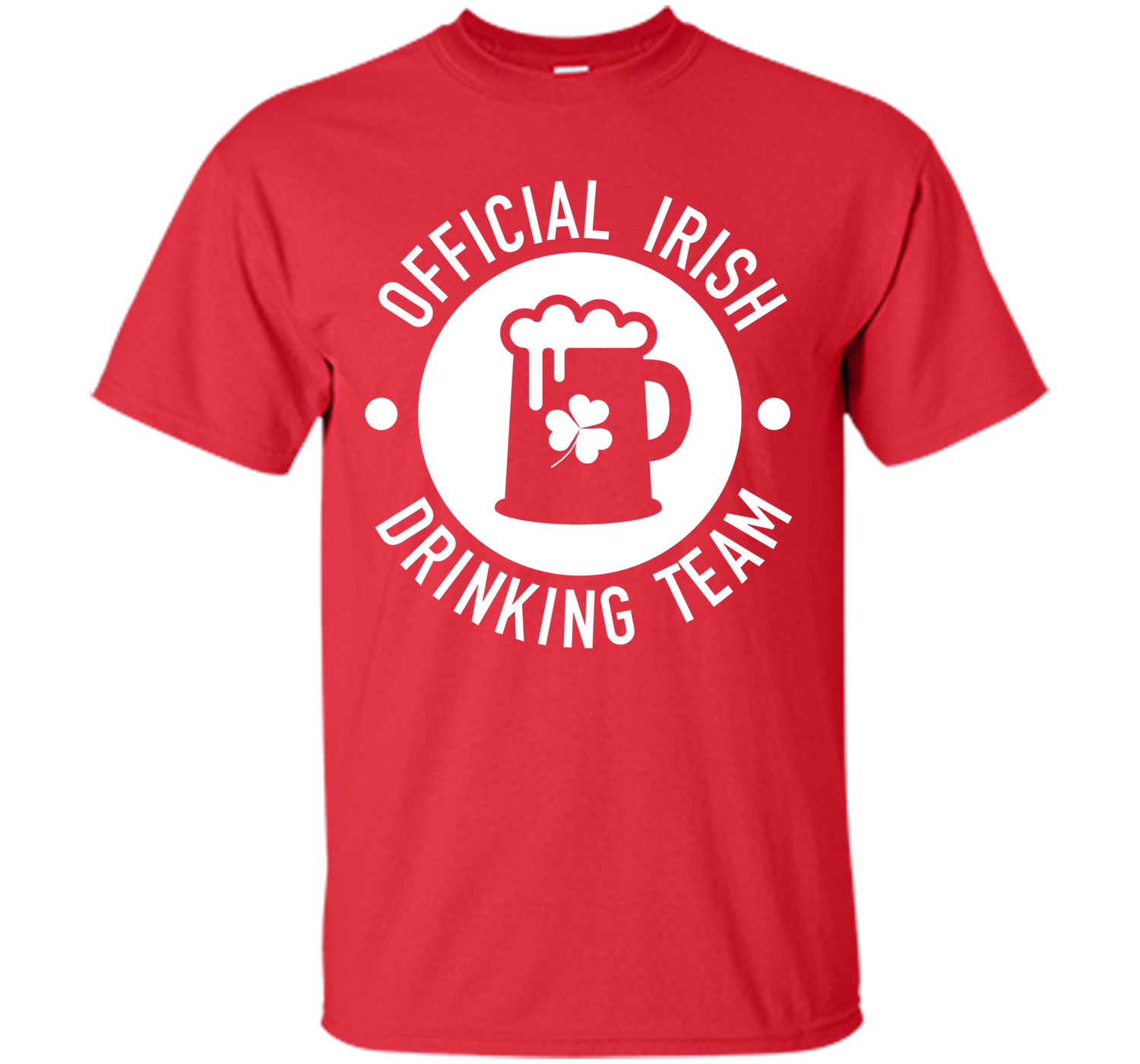 Official irish drinking team funny st patricks day T Shirt