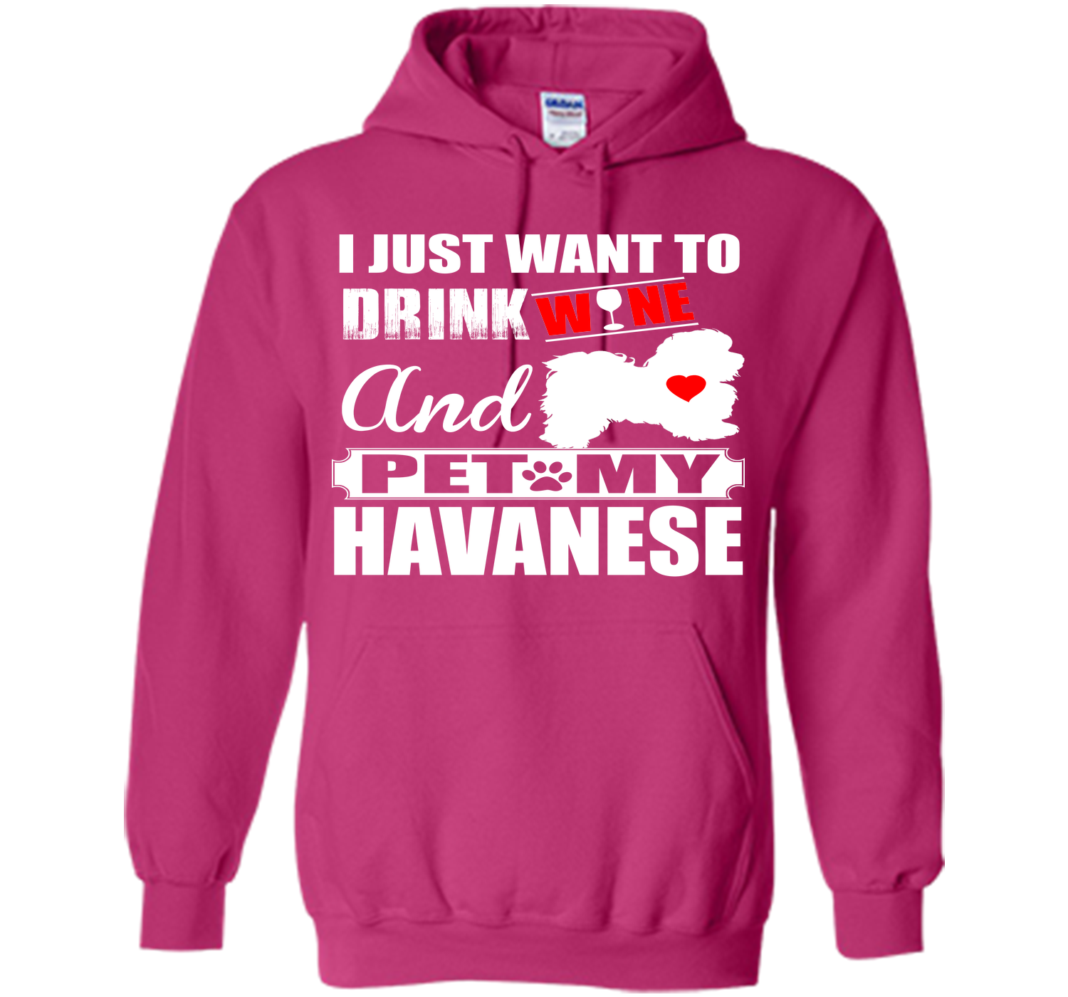 I just want to drink wine and pet my havanese T Shirt