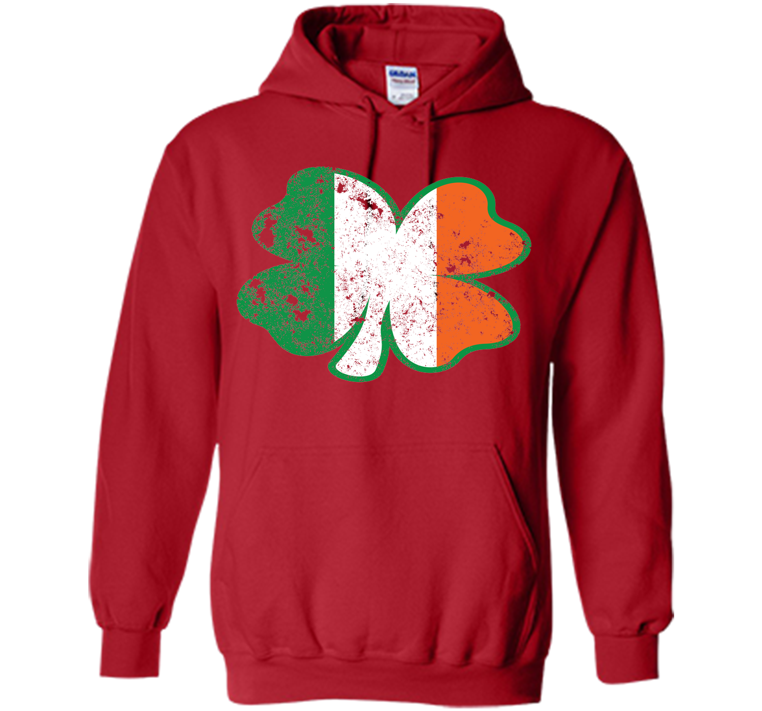 Irish St Patricks Day Clover irish flag distressed T Shirt