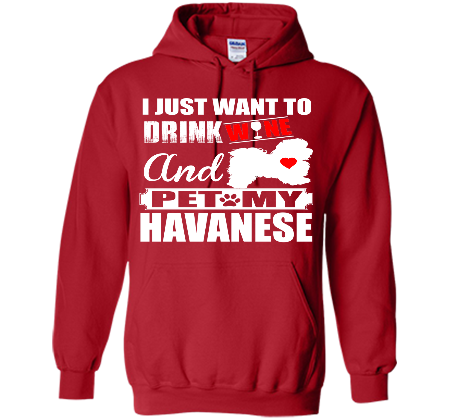 I just want to drink wine and pet my havanese T Shirt