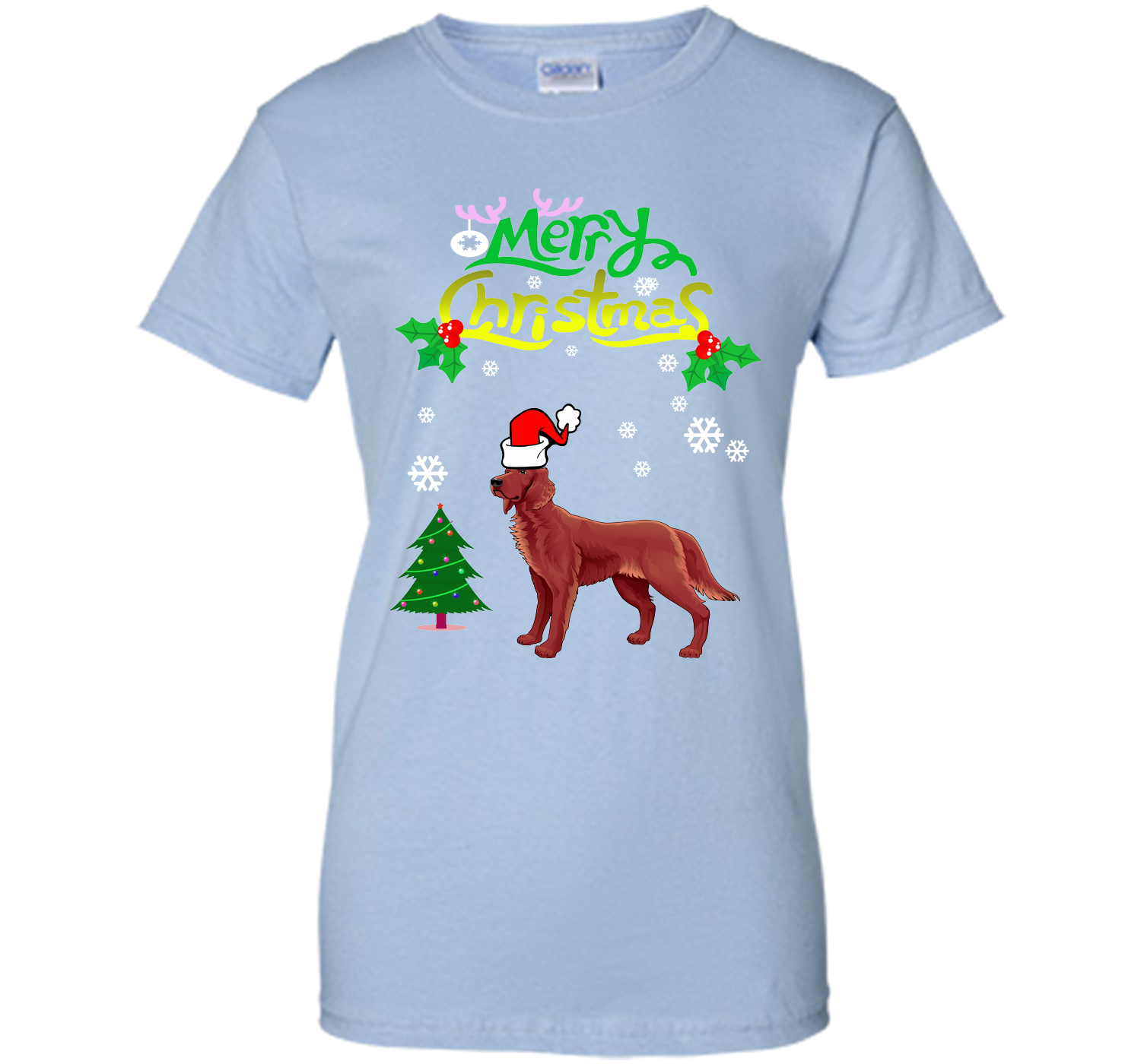 Merry christmas irish setter T Shirt