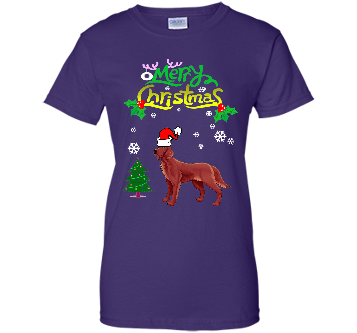 Merry christmas irish setter T Shirt